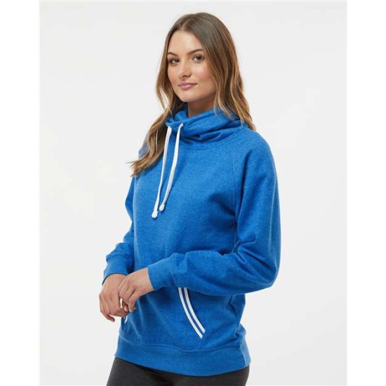 J. America - Women’s Relay Cowl Neck Sweatshirt