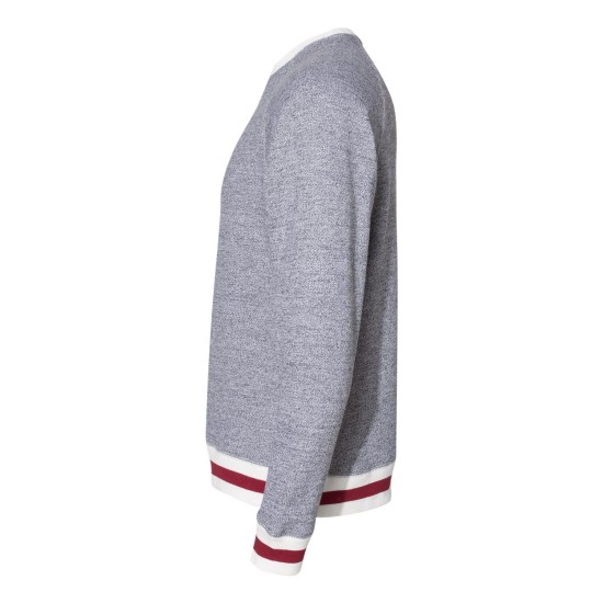 J. America - Peppered Fleece Crewneck Sweatshirt