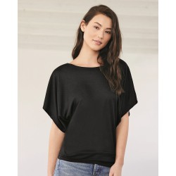 BELLA + CANVAS - Women’s Flowy Draped Dolman Tee