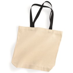 Liberty Bags - Natural Tote with Contrast-Color Handles