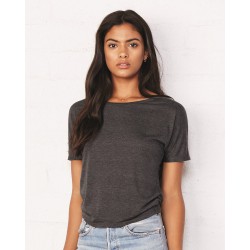 BELLA + CANVAS - Women's Flowy Open Back Tee