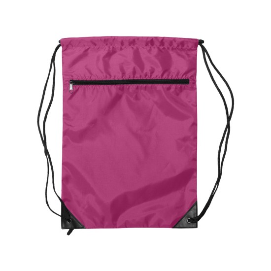 Liberty Bags - Zippered Drawstring Backpack