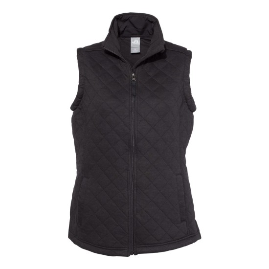 J. America - Women’s Quilted Full-Zip Vest