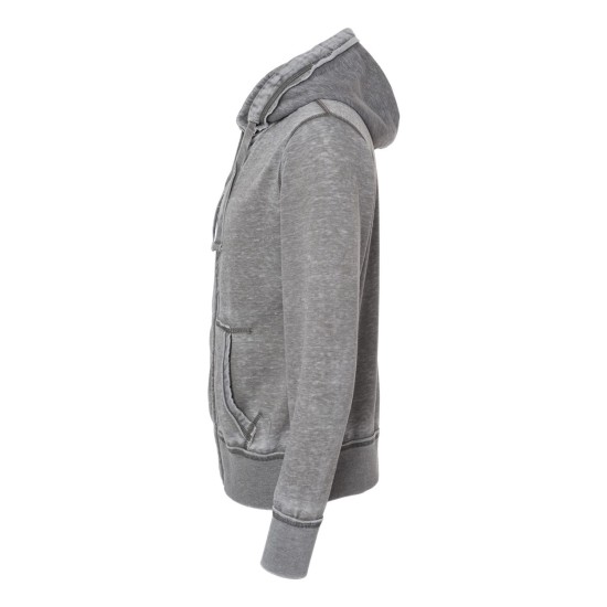 J. America - Vintage Zen Fleece Full-Zip Hooded Sweatshirt
