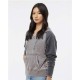 J. America - Women's Zen Fleece Raglan Hooded Sweatshirt