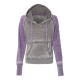 J. America - Women's Zen Fleece Raglan Hooded Sweatshirt