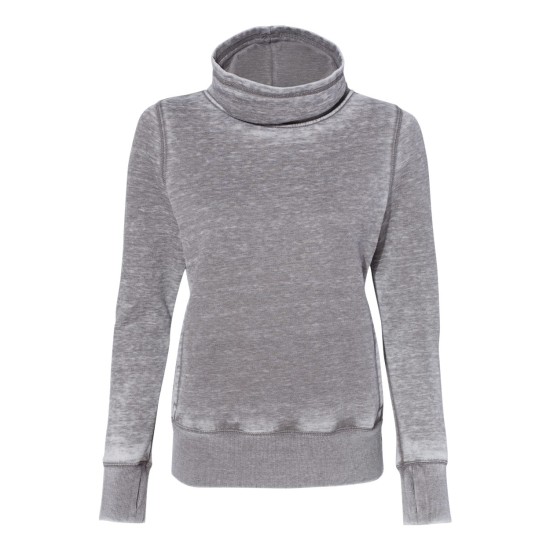 J. America - Women’s Zen Fleece Cowl Neck Sweatshirt