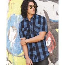 Buffalo Plaid Short Sleeve Shirt - 9203