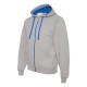 JERZEES - NuBlend Colorblocked Full-Zip Hooded Sweatshirt