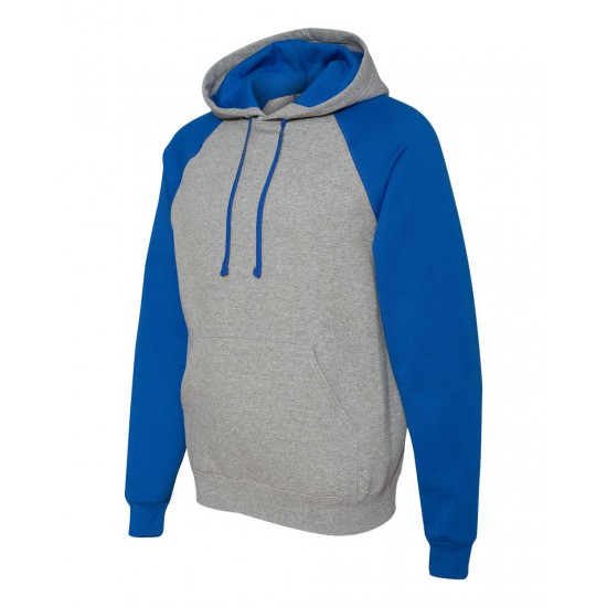 JERZEES - Nublend® Colorblocked Raglan Hooded Sweatshirt