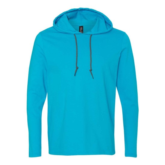 Softstyle® Lightweight Hooded Long Sleeve T-Shirt - 987