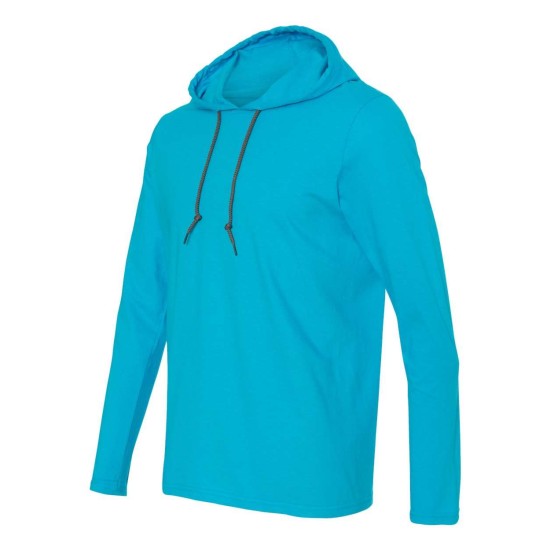 Softstyle® Lightweight Hooded Long Sleeve T-Shirt - 987