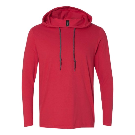 Softstyle® Lightweight Hooded Long Sleeve T-Shirt - 987