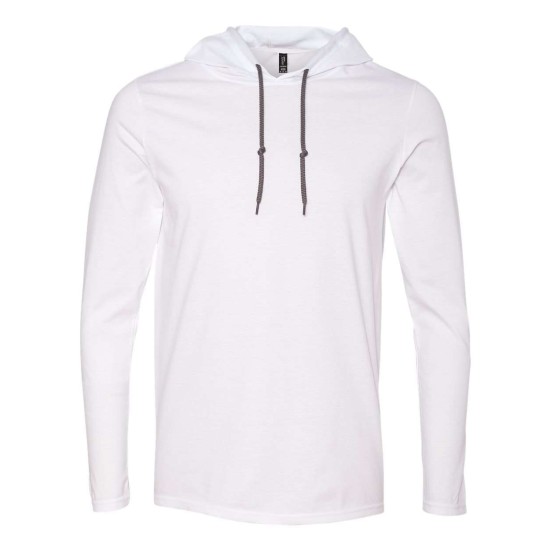 Softstyle® Lightweight Hooded Long Sleeve T-Shirt - 987