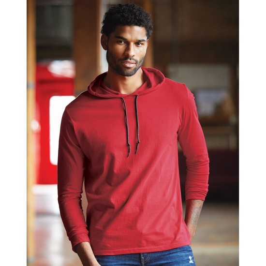 Softstyle® Lightweight Hooded Long Sleeve T-Shirt - 987