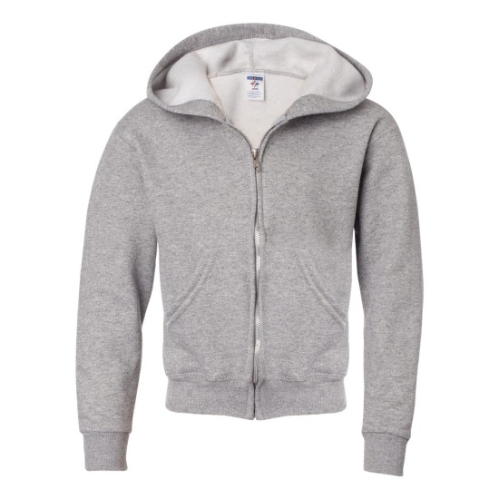 JERZEES - NuBlend® Youth Full-Zip Hooded Sweatshirt