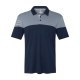 Adidas - Heathered 3-Stripes Block Sport Shirt