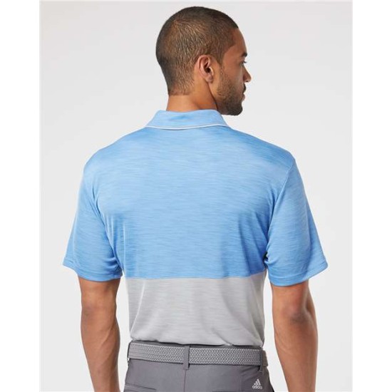 Adidas - Colorblocked Mélange Sport Shirt