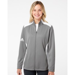 Women's Textured Mixed Media Full-Zip Jacket - A529