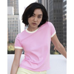 American Apparel - Women’s 50/50 Ringer Tee