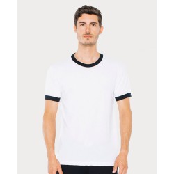 USA-Made Unisex 50/50 Ringer Tee - BB410