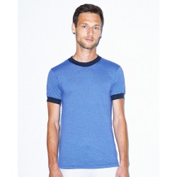 American Apparel - Unisex 50/50 Ringer Tee