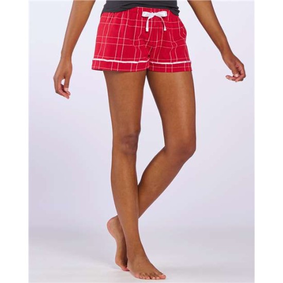 Women's Flannel Shorts - BW6501