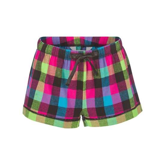 Women's Flannel Shorts - BW6501