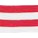 Red-White Stripe/ White (Rabbit Skins)