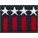 True Navy/ White/ True Red Stars (CAP AMERICA)
