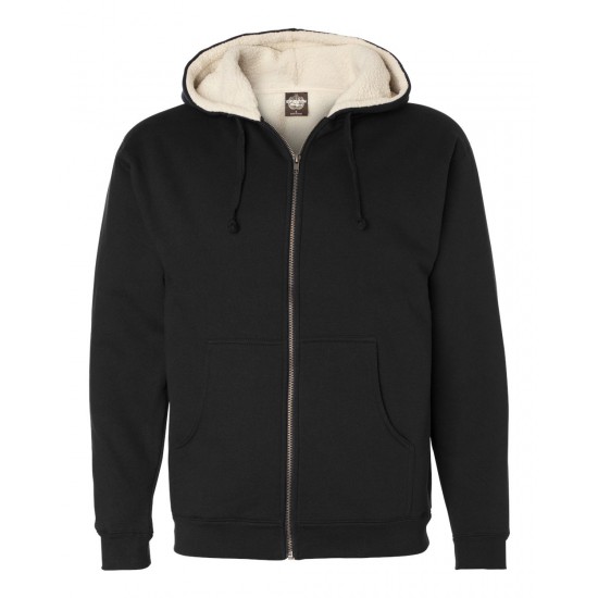 Sherpa-Lined Full-Zip Hooded Sweatshirt - EXP40SHZ