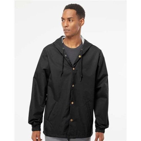 Water-Resistant Hooded Windbreaker - EXP95NB