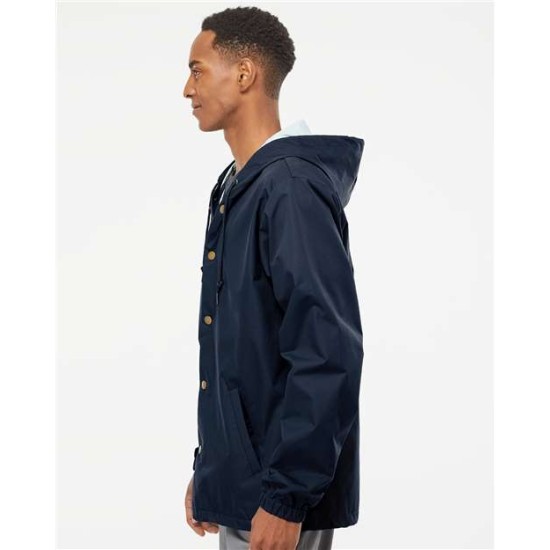 Water-Resistant Hooded Windbreaker - EXP95NB