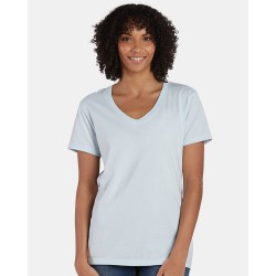 Garment-Dyed Women's V-Neck T-Shirt - GDH125