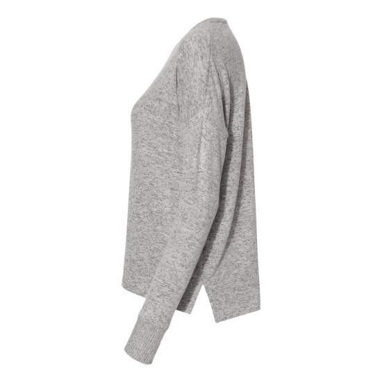 Boxercraft - Women's Cuddle Fleece Boxy Crewneck Sweatshirt