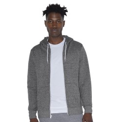 American Apparel - Unisex Mock Twist Zip Hoodie