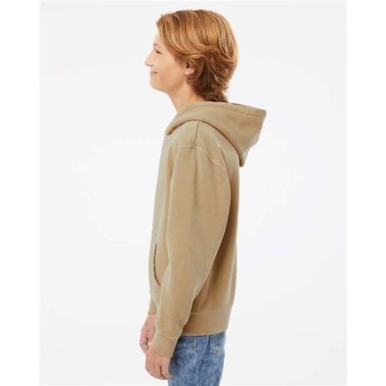 Youth Midweight Pigment-Dyed Hooded Sweatshirt - PRM1500Y