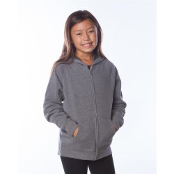 Youth Lightweight Special Blend Raglan Zip Hood - PRM15YSBZ