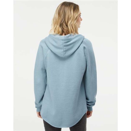 Women’s Lightweight California Wave Wash Hooded Sweatshirt - PRM2500