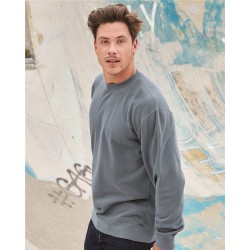 Unisex Midweight Pigment-Dyed Crewneck Sweatshirt - PRM3500