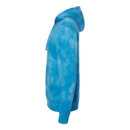 Unisex Midweight Tie-Dyed Hooded Sweatshirt - PRM4500TD