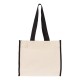 Q-Tees - 14L Tote with Contrast-Color Handles