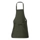 Q-Tees - Full-Length Apron with Pouch Pocket