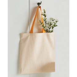 Q-Tees - Economical Tote with Contrast-Color Handles