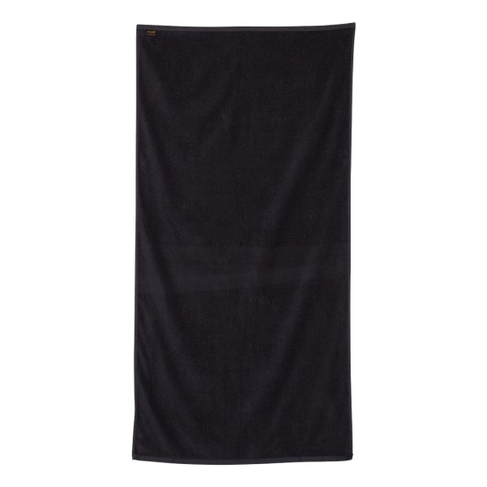 Q-Tees - Velour Beach Towel