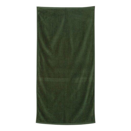 Q-Tees - Velour Beach Towel Q-Tees - Velour Beach Towel