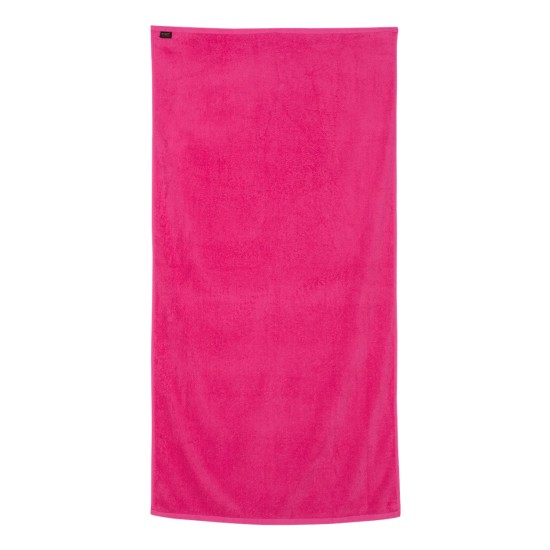 Q-Tees - Velour Beach Towel