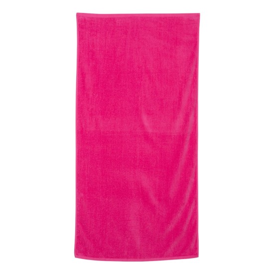 Q-Tees - Velour Beach Towel