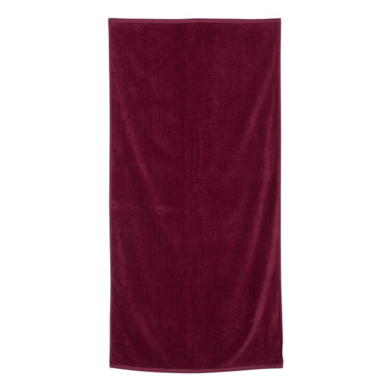 Q-Tees - Velour Beach Towel Q-Tees - Velour Beach Towel