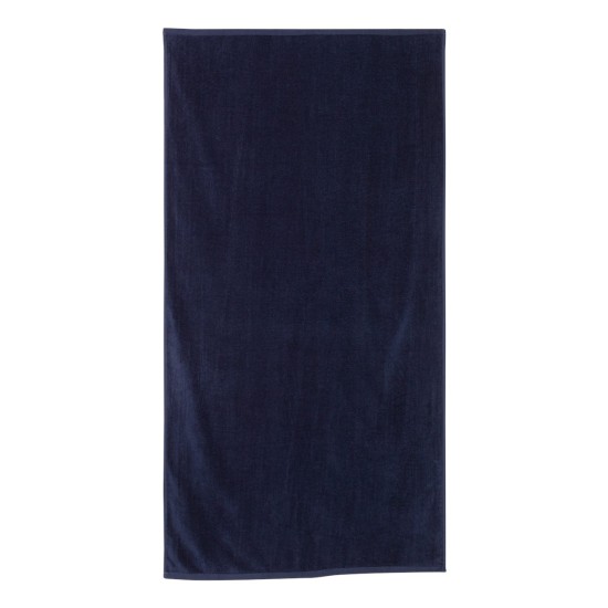 Q-Tees - Velour Beach Towel